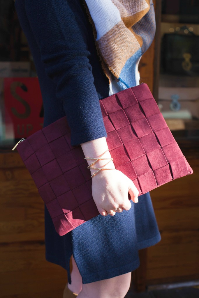 Burgundy Clutch I wit & whimsy