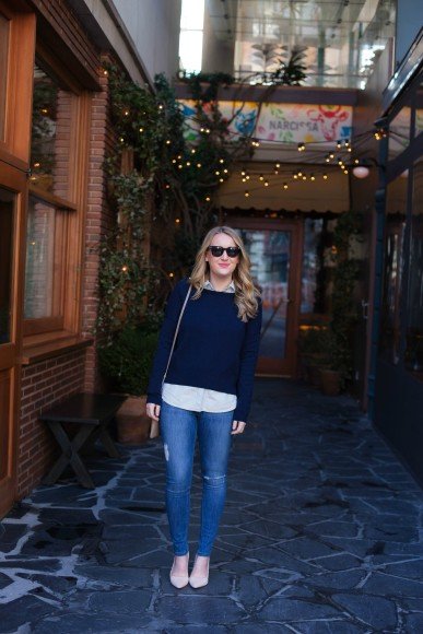 DL1961 Jeans I Cuyana Sweater