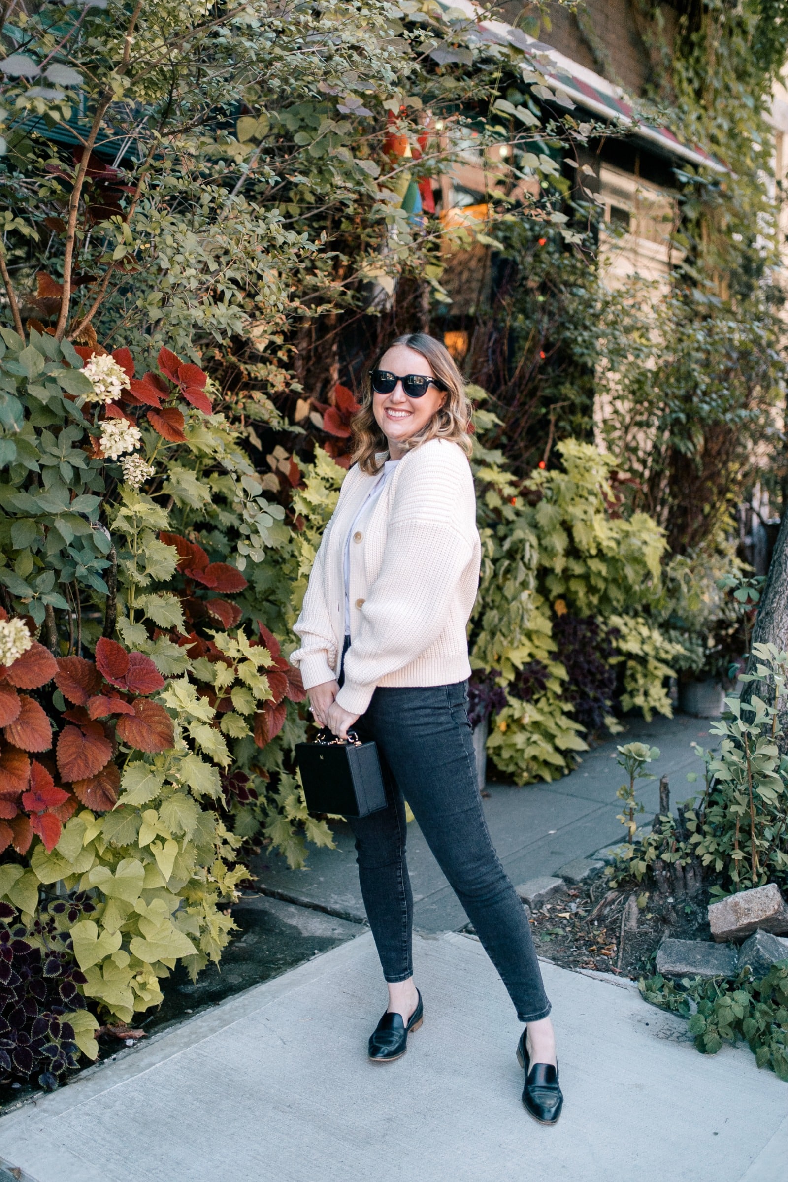 Everlane Texture Knit Cardigan 2 Ways I wit & whimsy