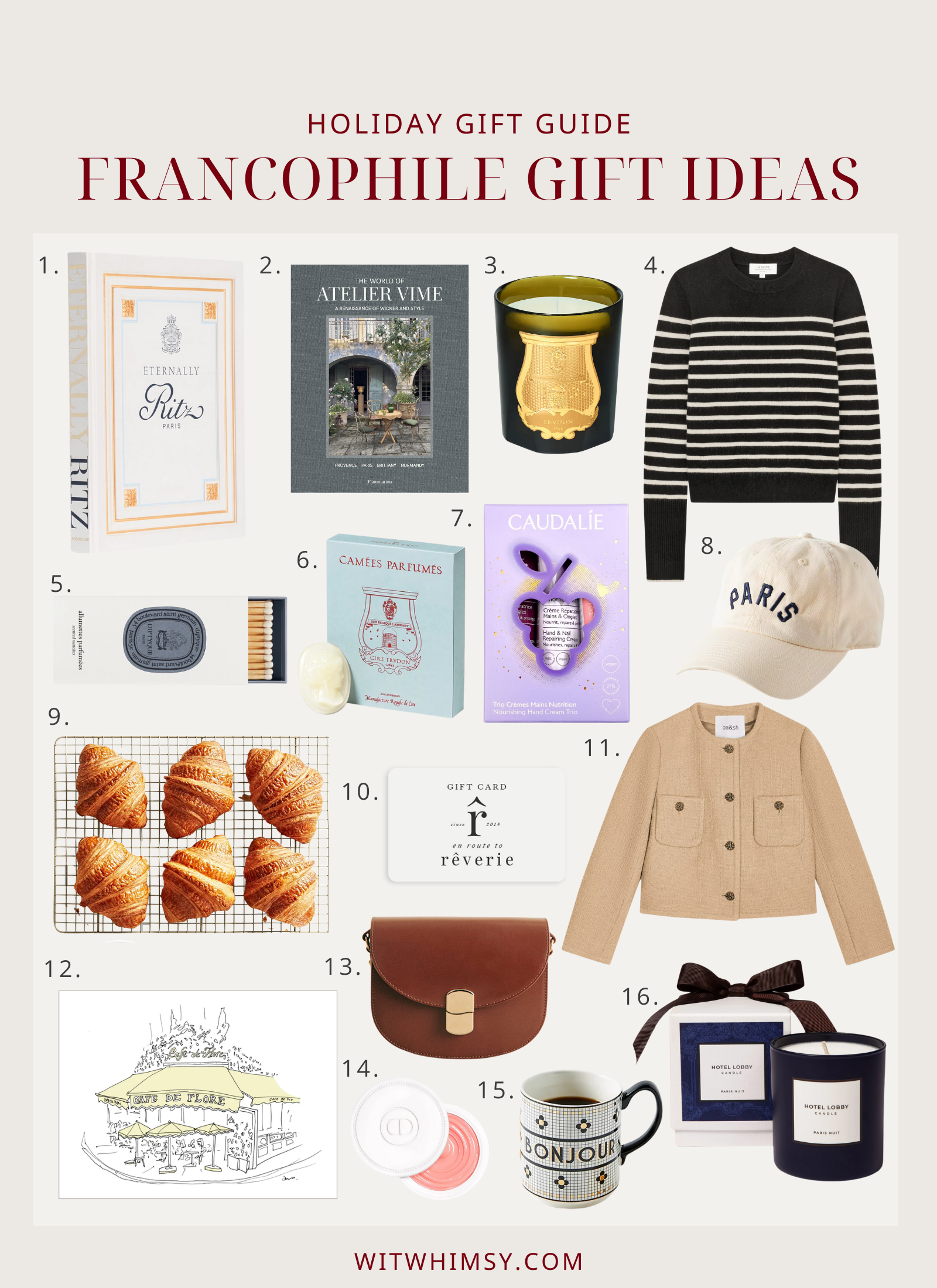 Gifts for The Francophiles